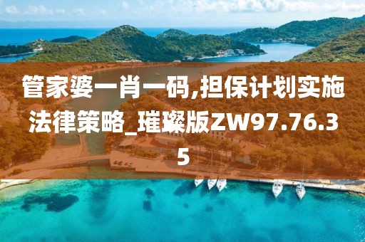管家婆一肖一码,担保计划实施法律策略_璀璨版ZW97.76.35