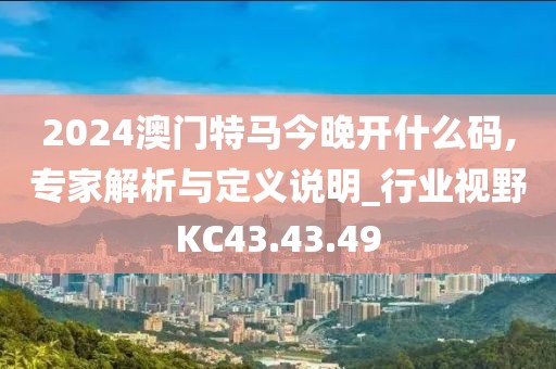 2024澳门特马今晚开什么码,专家解析与定义说明_行业视野KC43.43.49