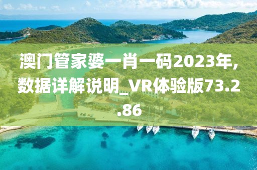 澳门管家婆一肖一码2023年,数据详解说明_VR体验版73.2.86