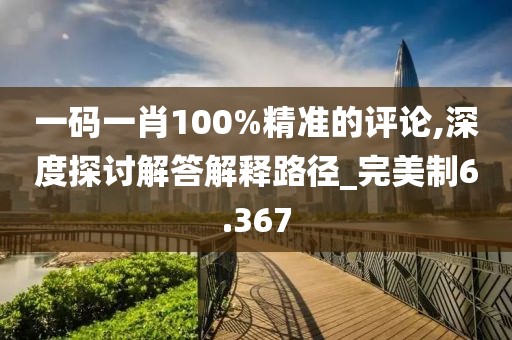 一码一肖100%精准的评论,深度探讨解答解释路径_完美制6.367