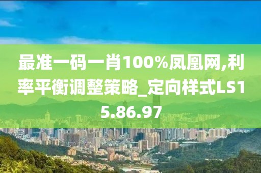 最准一码一肖100%凤凰网,利率平衡调整策略_定向样式LS15.86.97