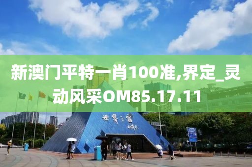 新澳门平特一肖100准,界定_灵动风采OM85.17.11