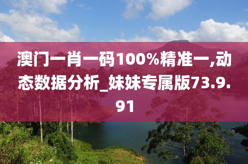 澳门一肖一码100%精准一,动态数据分析_妹妹专属版73.9.91