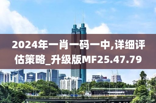 2024年一肖一码一中,详细评估策略_升级版MF25.47.79