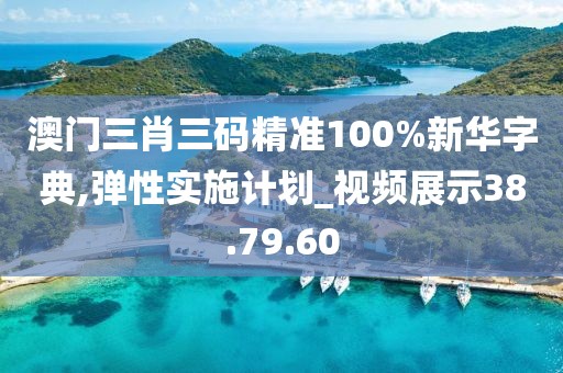 澳门三肖三码精准100%新华字典,弹性实施计划_视频展示38.79.60