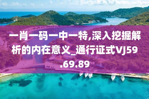 一肖一码一中一特,深入挖掘解析的内在意义_通行证式VJ59.69.89
