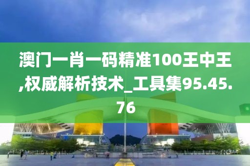 澳门一肖一码精准100王中王,权威解析技术_工具集95.45.76