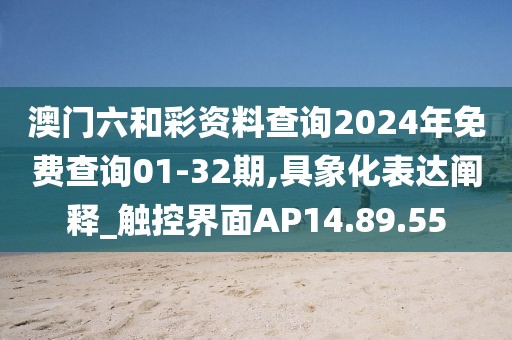 澳门六和彩资料查询2024年免费查询01-32期,具象化表达阐释_触控界面AP14.89.55