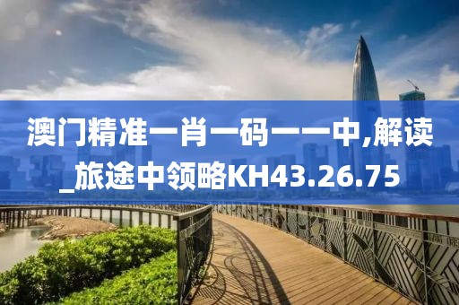 澳门精准一肖一码一一中,解读_旅途中领略KH43.26.75
