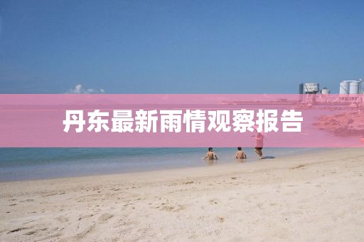 丹东最新雨情观察报告