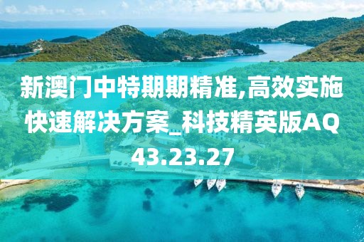 新澳门中特期期精准,高效实施快速解决方案_科技精英版AQ43.23.27