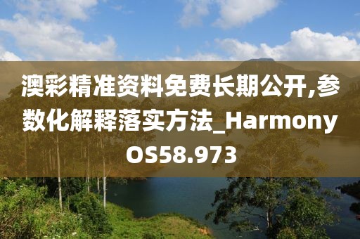 澳彩精准资料免费长期公开,参数化解释落实方法_HarmonyOS58.973