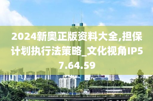 2024新奥正版资料大全,担保计划执行法策略_文化视角IP57.64.59