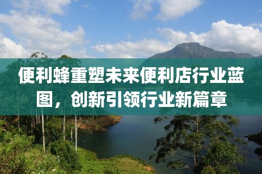 便利蜂重塑未来便利店行业蓝图，创新引领行业新篇章