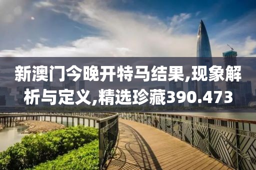 新澳门今晚开特马结果,现象解析与定义,精选珍藏390.473