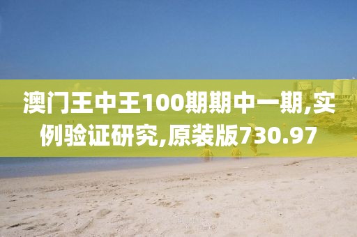 澳门王中王100期期中一期,实例验证研究,原装版730.97