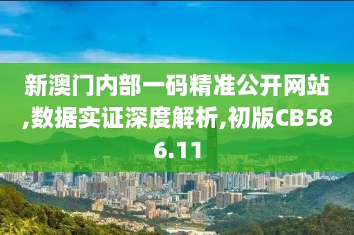 新澳门内部一码精准公开网站,数据实证深度解析,初版CB586.11