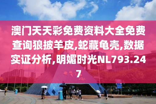 澳门天天彩免费资料大全免费查询狼披羊皮,蛇藏龟壳,数据实证分析,明媚时光NL793.247