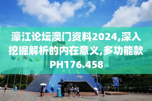 濠江论坛澳门资料2024,深入挖掘解析的内在意义,多功能款PH176.458