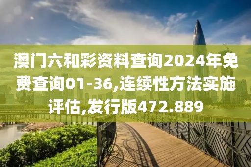 澳门六和彩资料查询2024年免费查询01-36,连续性方法实施评估,发行版472.889