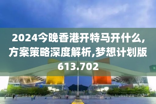 2024今晚香港开特马开什么,方案策略深度解析,梦想计划版613.702