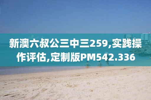 新澳六叔公三中三259,实践操作评估,定制版PM542.336