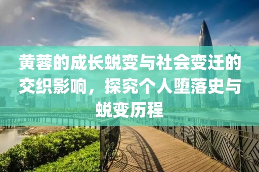 黄蓉的成长蜕变与社会变迁的交织影响，探究个人堕落史与蜕变历程
