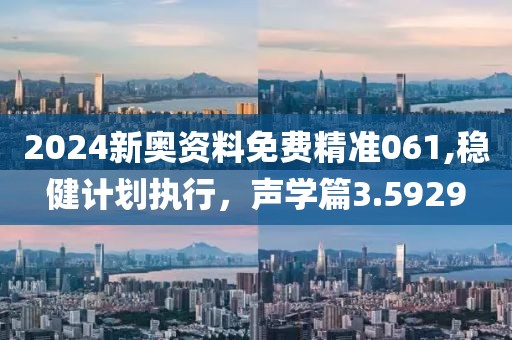 2024新奥资料免费精准061,稳健计划执行，声学篇3.5929