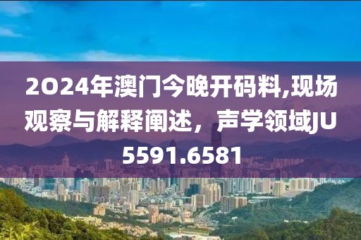 2O24年澳门今晚开码料,现场观察与解释阐述，声学领域JU5591.6581