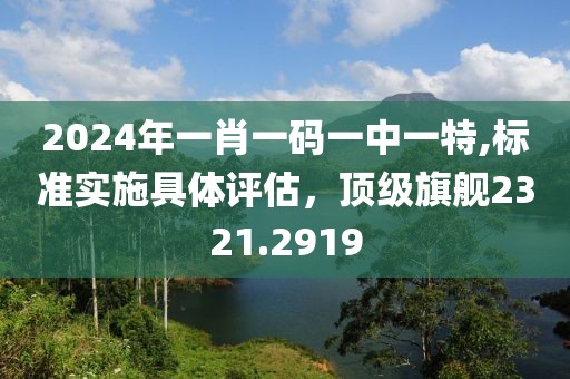 2024年一肖一码一中一特,标准实施具体评估，顶级旗舰2321.2919