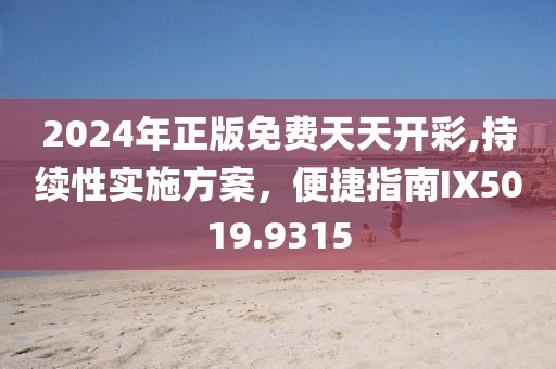 2024年正版免费天天开彩,持续性实施方案，便捷指南IX5019.9315