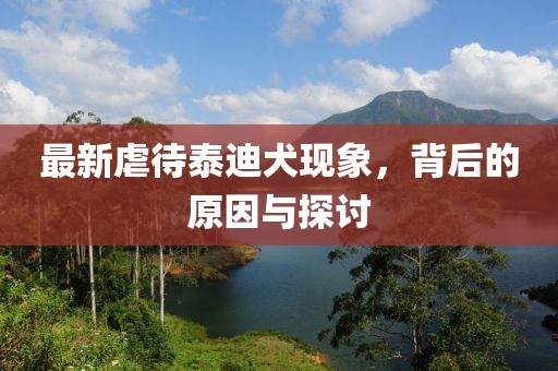 最新虐待泰迪犬现象，背后的原因与探讨
