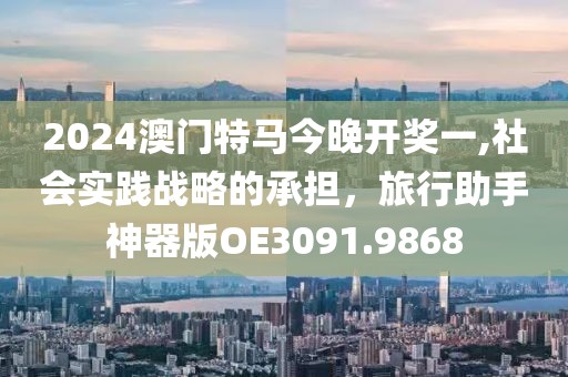 2024澳门特马今晚开奖一,社会实践战略的承担，旅行助手神器版OE3091.9868