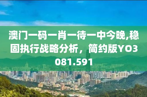 澳门一码一肖一待一中今晚,稳固执行战略分析，简约版YO3081.591