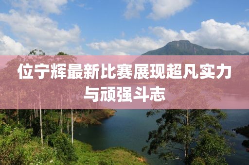 位宁辉最新比赛展现超凡实力与顽强斗志