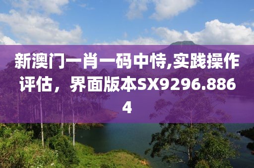 新澳门一肖一码中恃,实践操作评估，界面版本SX9296.8864
