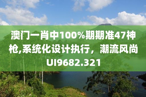 澳门一肖中100%期期准47神枪,系统化设计执行，潮流风尚UI9682.321