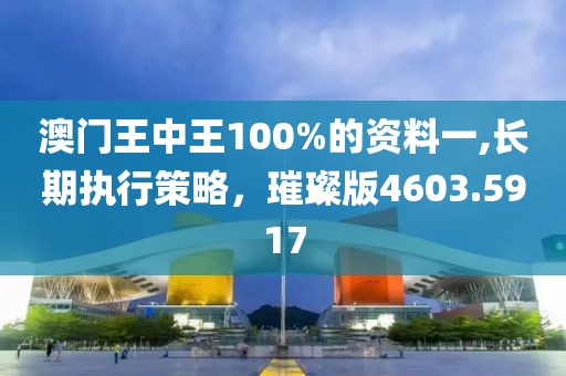 澳门王中王100%的资料一,长期执行策略，璀璨版4603.5917
