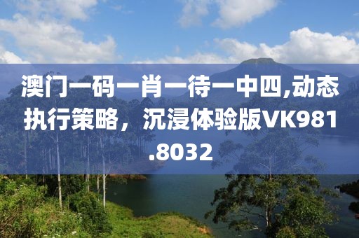 澳门一码一肖一待一中四,动态执行策略，沉浸体验版VK981.8032