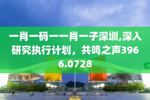 一肖一码一一肖一子深圳,深入研究执行计划，共鸣之声3966.0728
