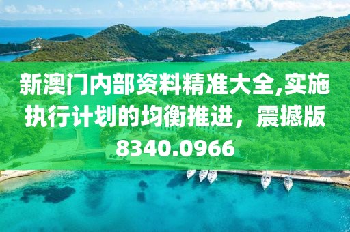 新澳门内部资料精准大全,实施执行计划的均衡推进，震撼版8340.0966