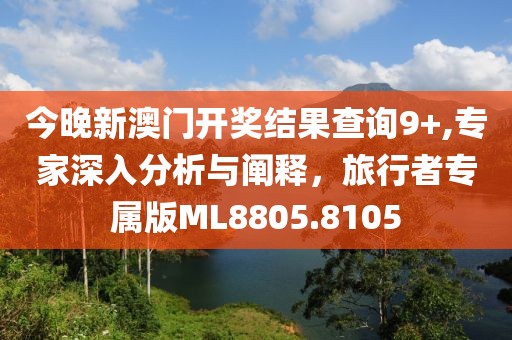 今晚新澳门开奖结果查询9+,专家深入分析与阐释，旅行者专属版ML8805.8105