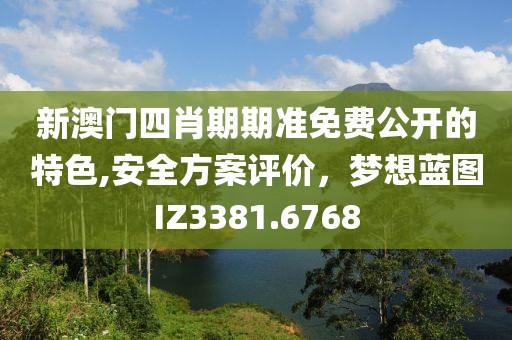 新澳门四肖期期准免费公开的特色,安全方案评价，梦想蓝图IZ3381.6768