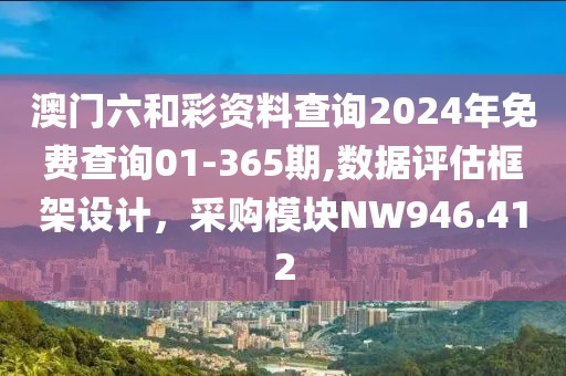 澳门六和彩资料查询2024年免费查询01-365期,数据评估框架设计，采购模块NW946.412