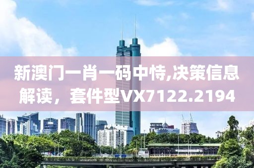 新澳门一肖一码中恃,决策信息解读，套件型VX7122.2194