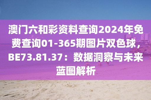 澳门六和彩资料查询2024年免费查询01-365期图片双色球，BE73.81.37：数据洞察与未来蓝图解析
