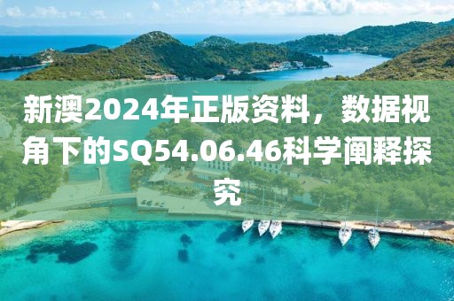 新澳2024年正版资料，数据视角下的SQ54.06.46科学阐释探究