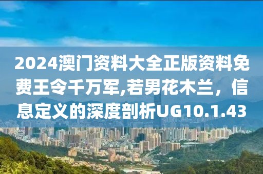 2024澳门资料大全正版资料免费王令千万军,若男花木兰，信息定义的深度剖析UG10.1.43