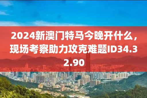2024新澳门特马今晚开什么，现场考察助力攻克难题ID34.32.90