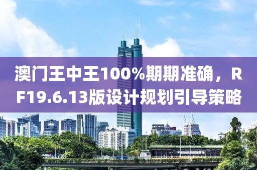 澳门王中王100%期期准确，RF19.6.13版设计规划引导策略